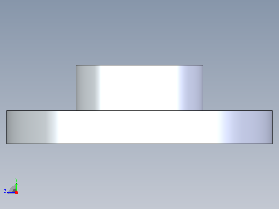 聚氯乙烯配件23-Sch80_Flange One-Piece_SOC_851-020_2in右视图
