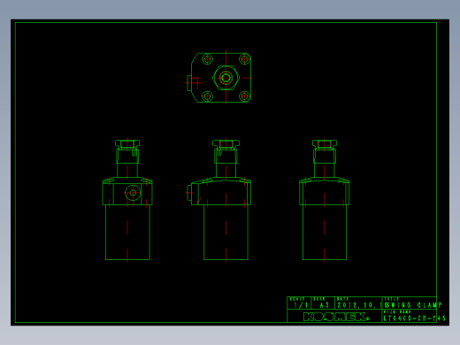 KOSMEKLT0400-CR-Y45多系列多零件图纸模型多系列多零件图纸模型