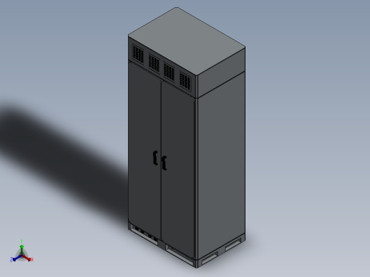 储能柜正等轴测缩略图