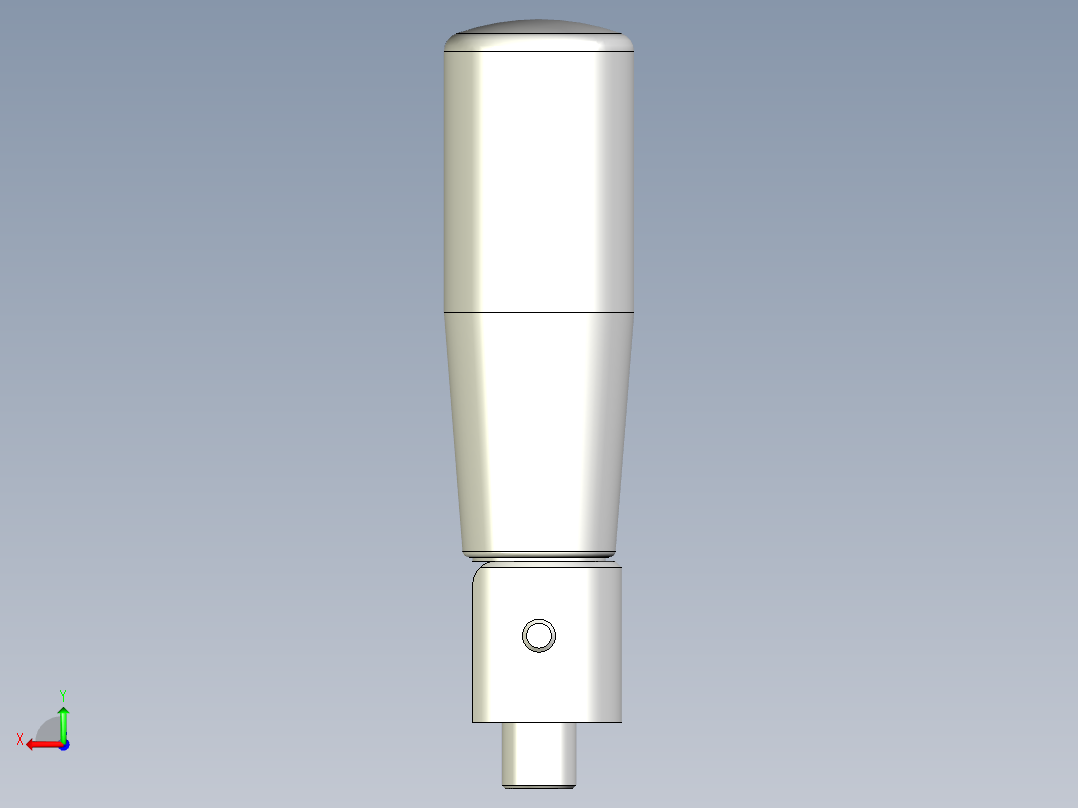 把手(折疊迴轉)IR.302、IR.302-INOX-3D多系列多零件图纸模型后视图