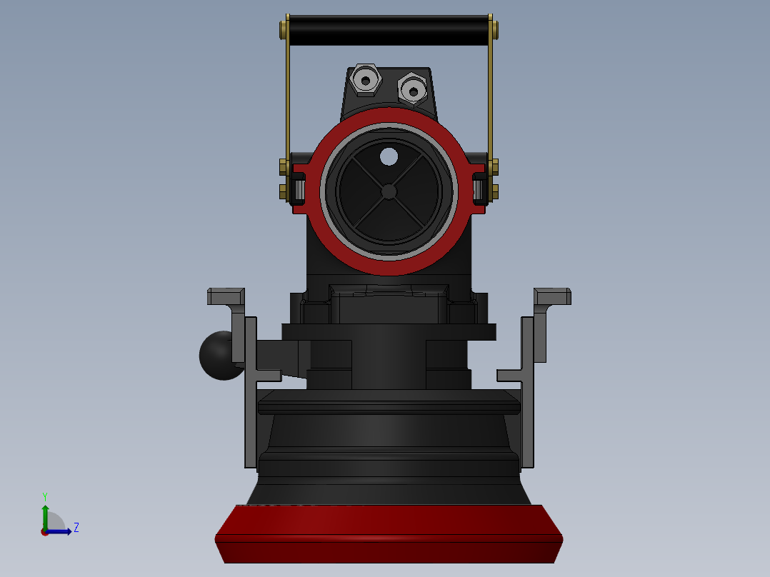 卡特消火栓耦合器左视图