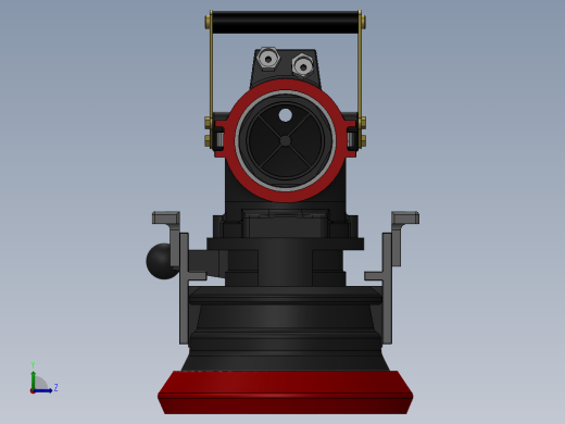 卡特消火栓耦合器左视缩略图