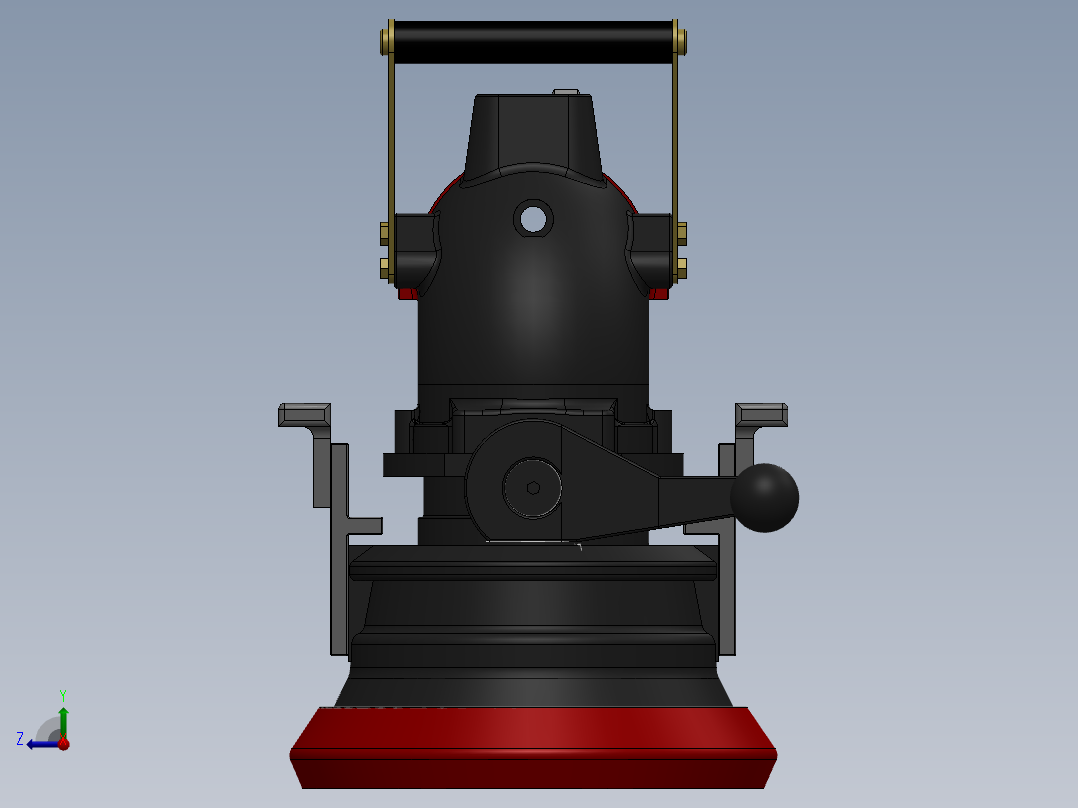 卡特消火栓耦合器右视图
