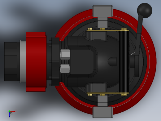 卡特消火栓耦合器俯视缩略图
