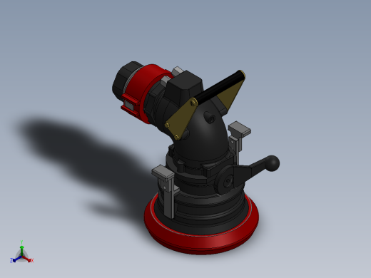 卡特消火栓耦合器正等轴测缩略图