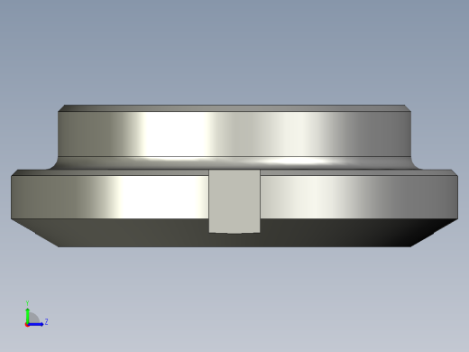 圆形盲螺母 GOST 12203-66左视缩略图