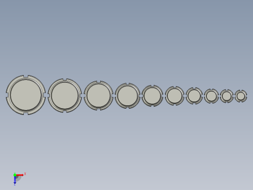 圆形盲螺母 GOST 12203-66俯视缩略图