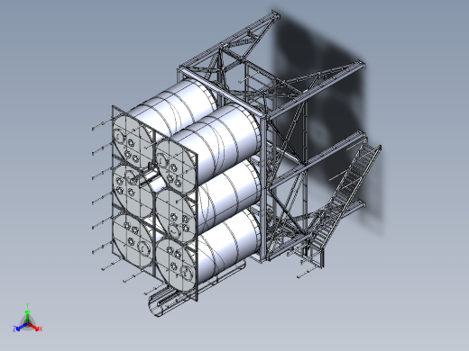 灌装机筒仓结构