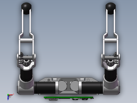 小型四足机器狗俯视缩略图