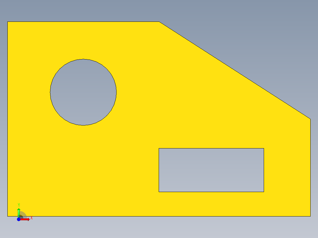 无废料内部切割UG程序编程刀路前视图