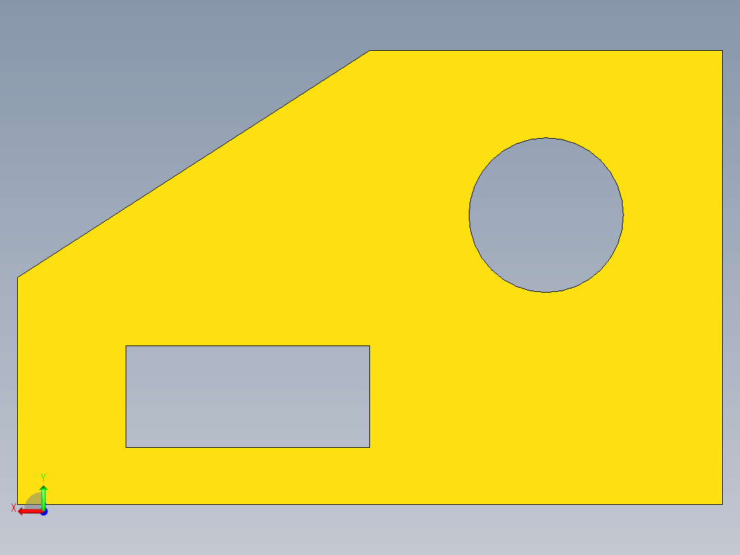 无废料内部切割UG程序编程刀路后视图