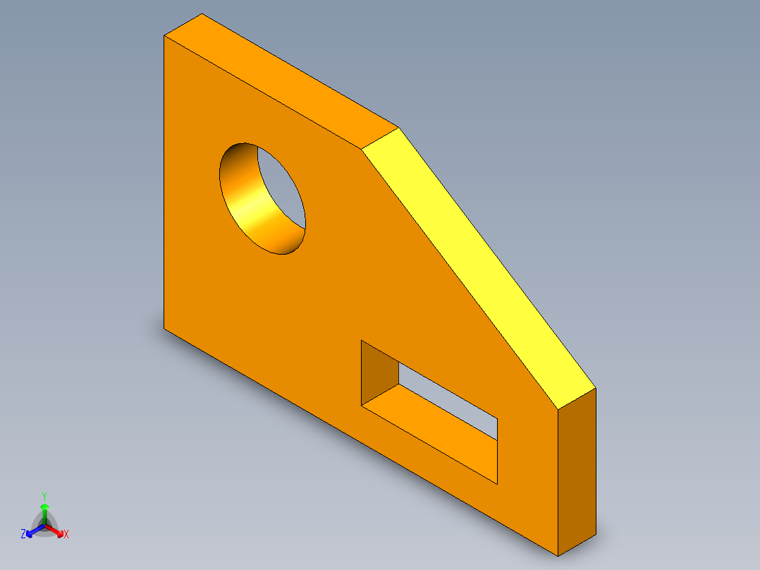 无废料内部切割UG程序编程刀路正等轴测图