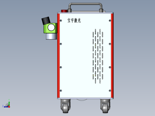 200W脉冲激光清洗机sw18可编辑右视缩略图