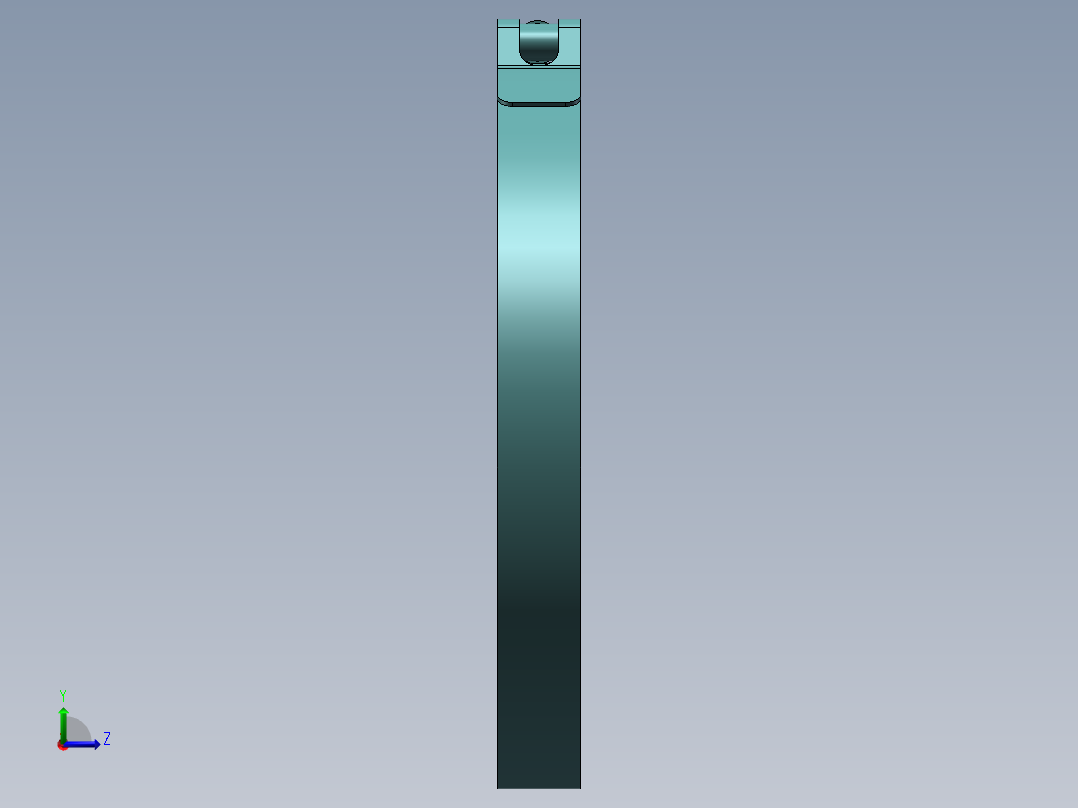 φ227双备卡箍左视图