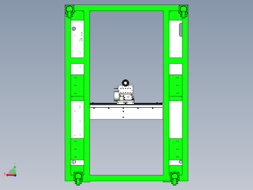 移动式三轴机械臂视觉检测设备设计后视缩略图