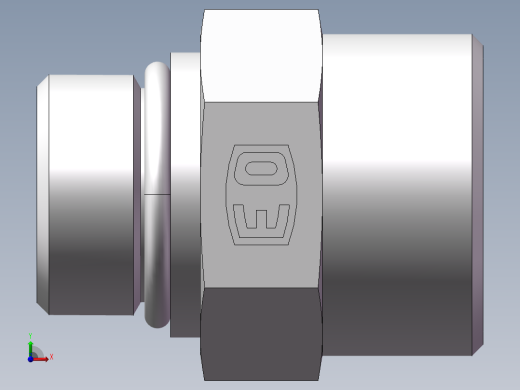 美制O圈密封接头、1DO-36-12前视缩略图