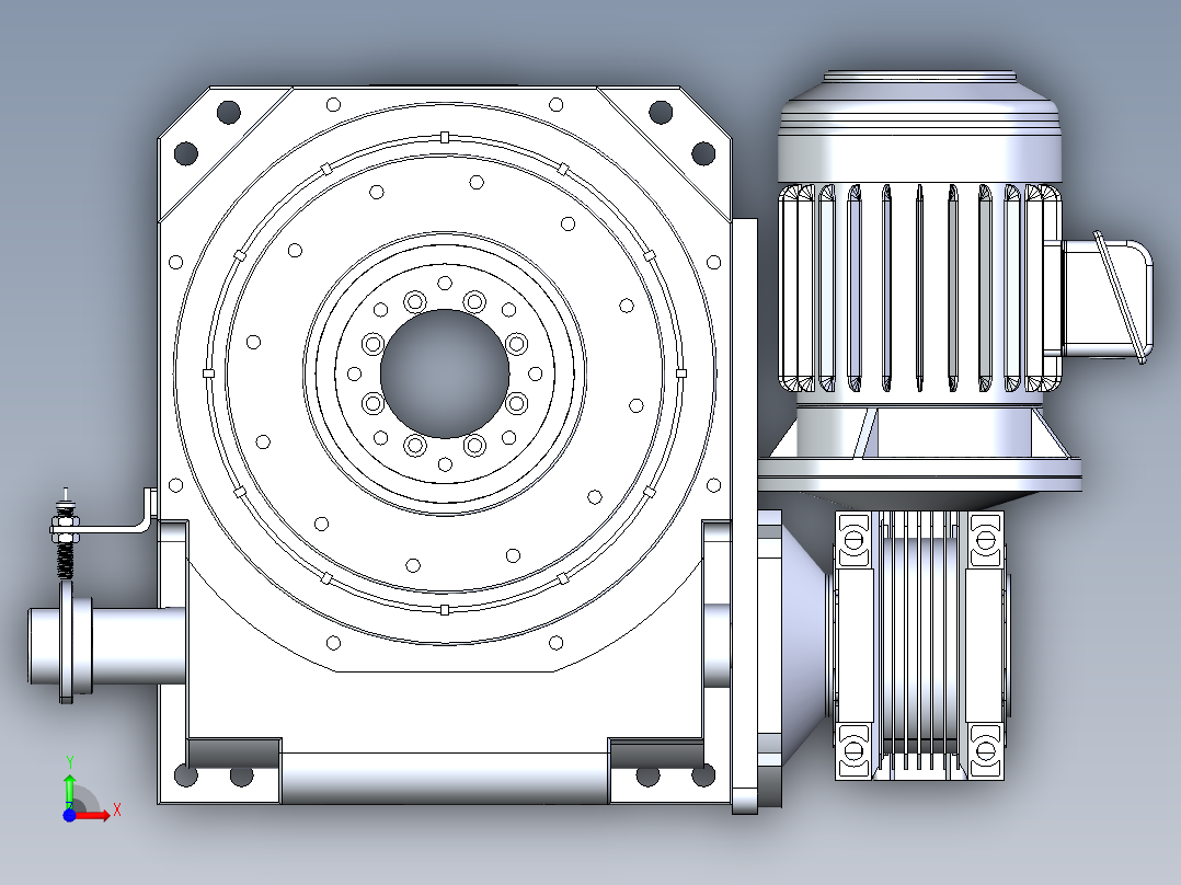 RU210DT意米精密分割器前视图