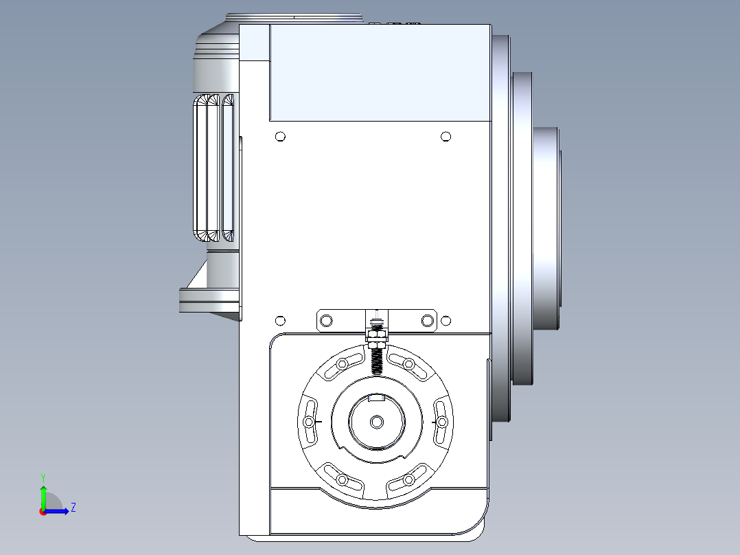 RU210DT意米精密分割器左视图