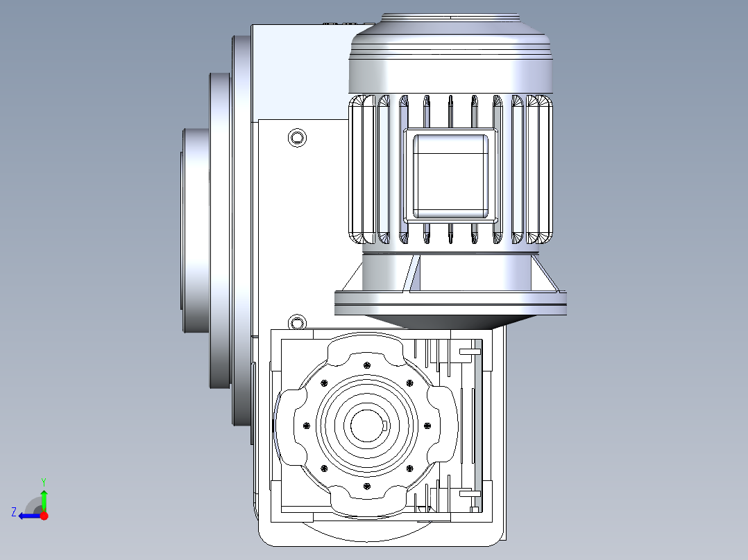RU210DT意米精密分割器右视图