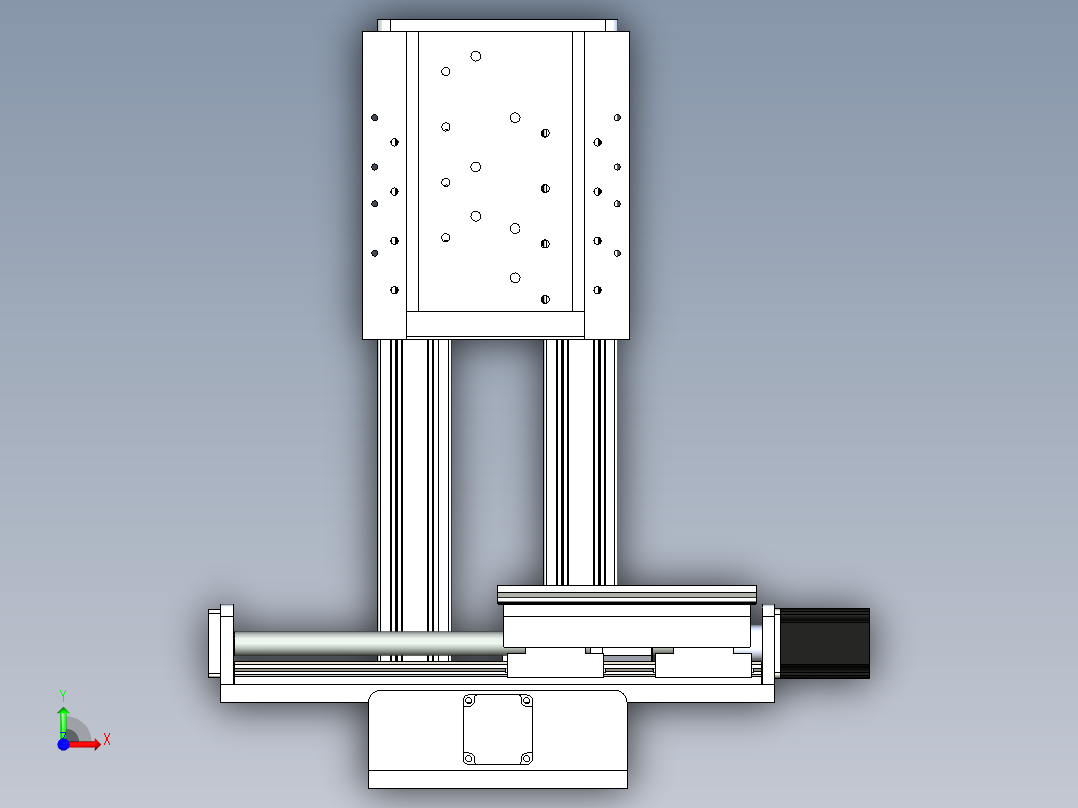 B3003493-三轴自动压力机前视图