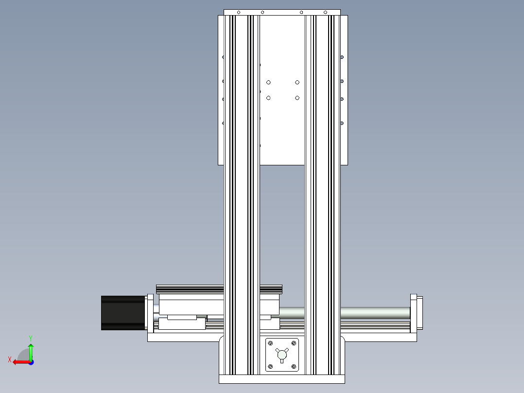 B3003493-三轴自动压力机后视图