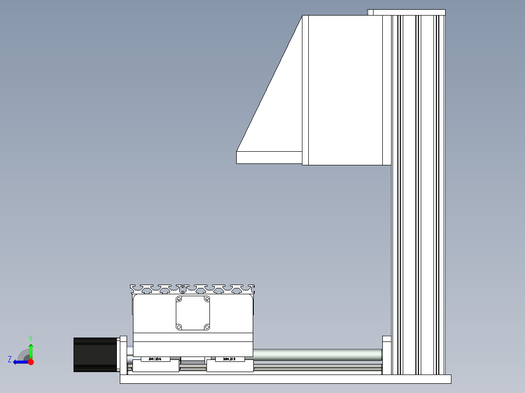 B3003493-三轴自动压力机右视图