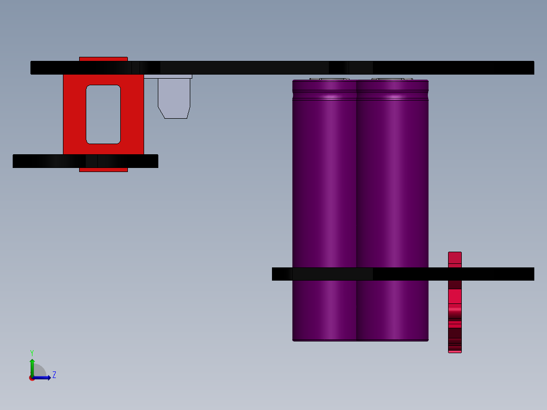 AGV小车、AGV(119)左视图