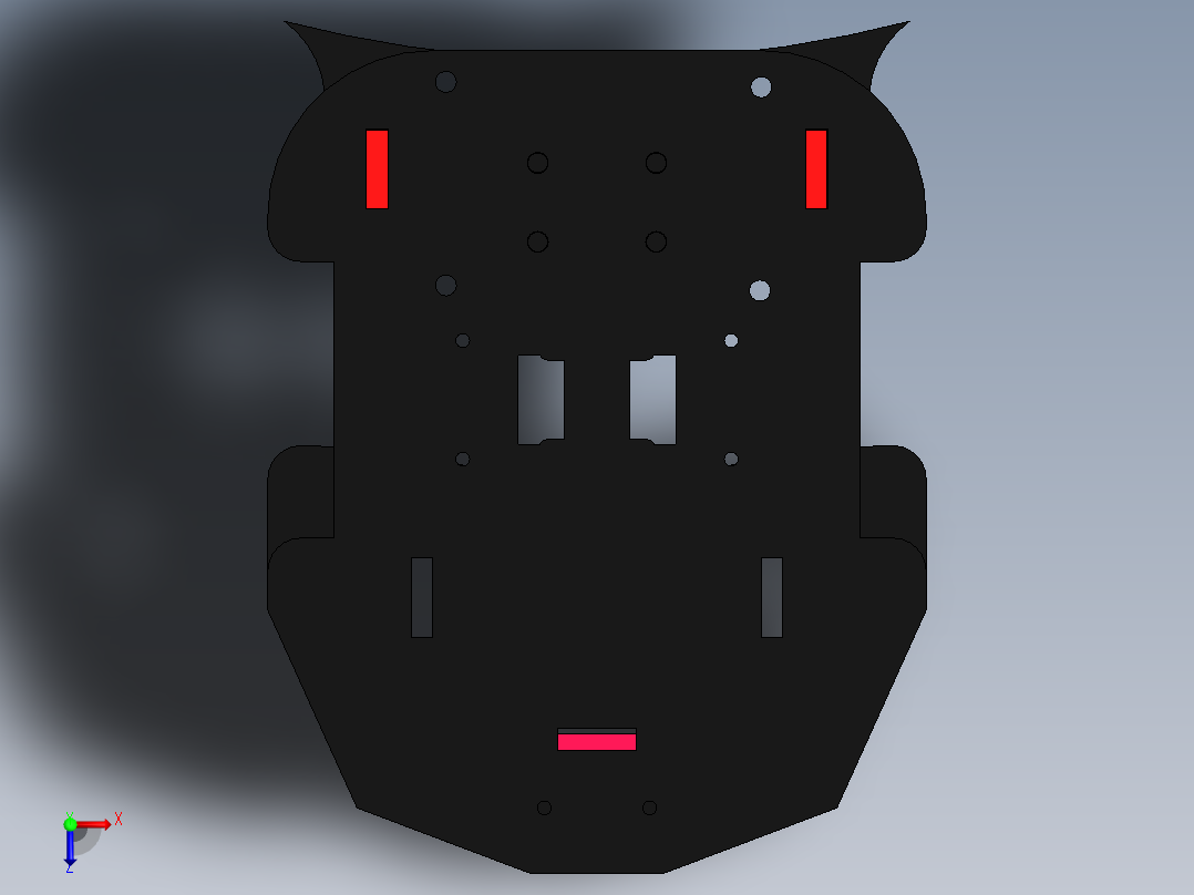 AGV小车、AGV(119)俯视图