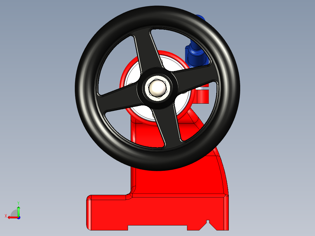 B2005127-车床尾座后视图