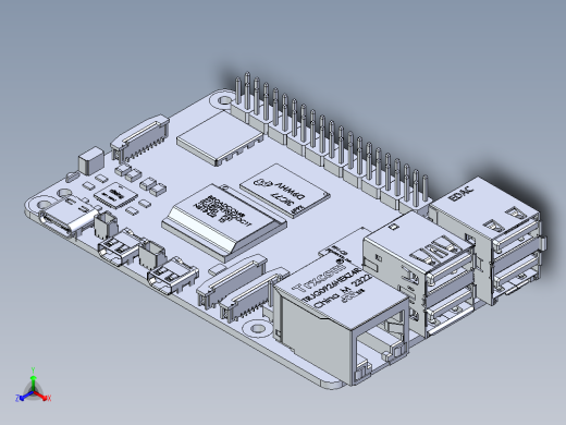 树莓Pi+5微型主板