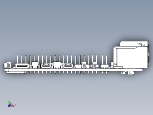 树莓Pi+5微型主板前视缩略图