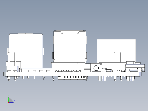 树莓Pi+5微型主板左视缩略图