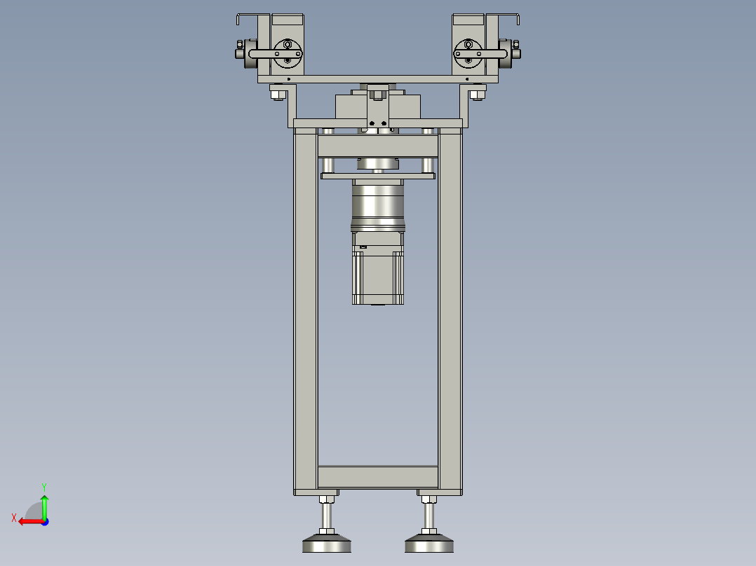 分拣旋转组件后视图