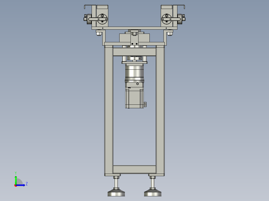 分拣旋转组件左视图
