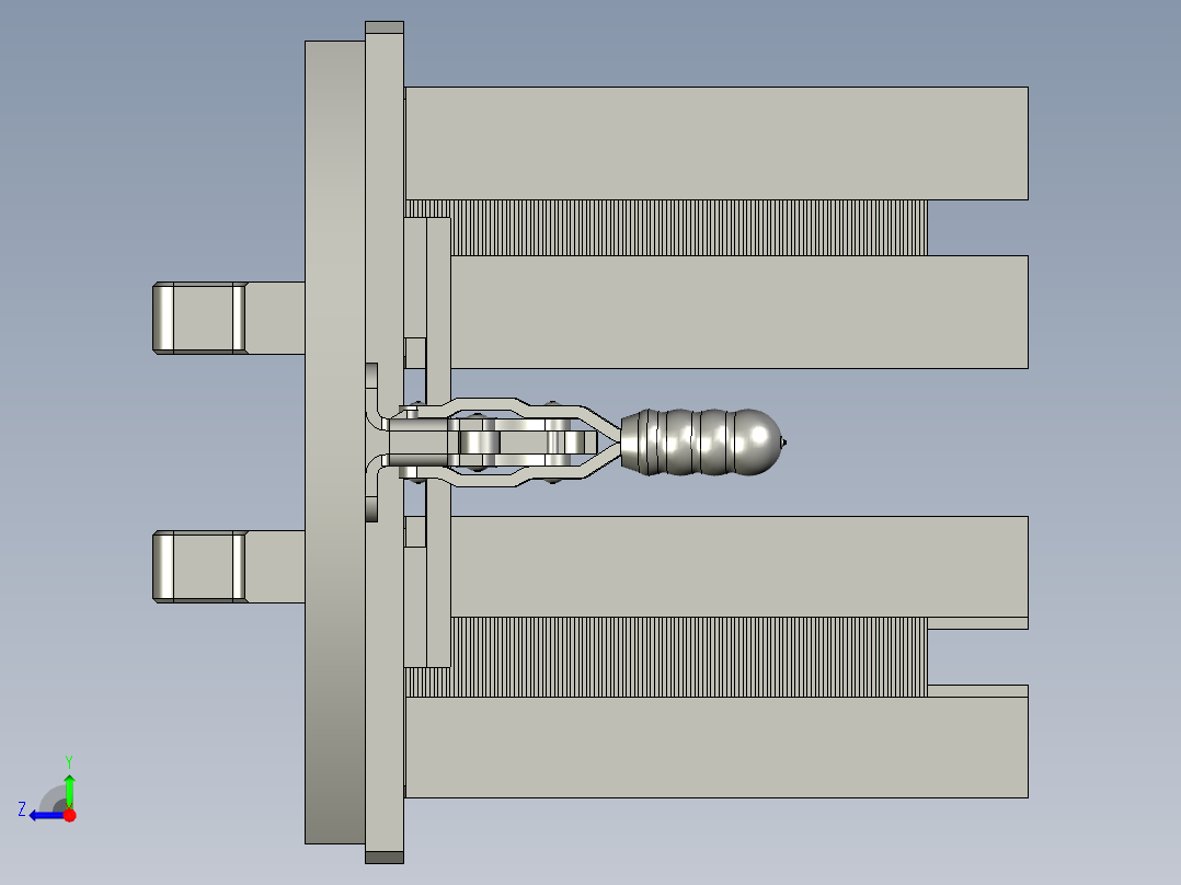 转接片弹夹组件0右视图