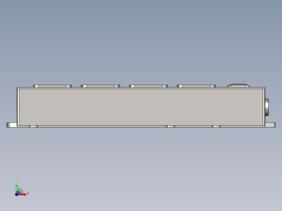 后端后插座前视图