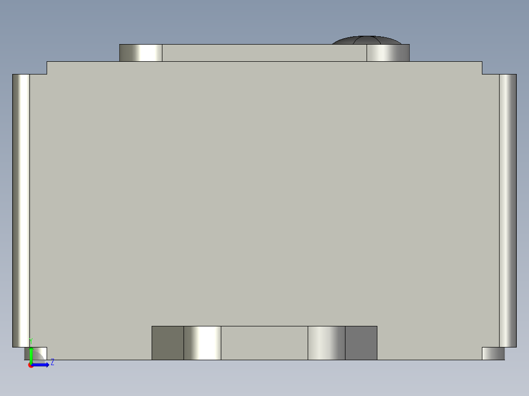 后端后插座左视图