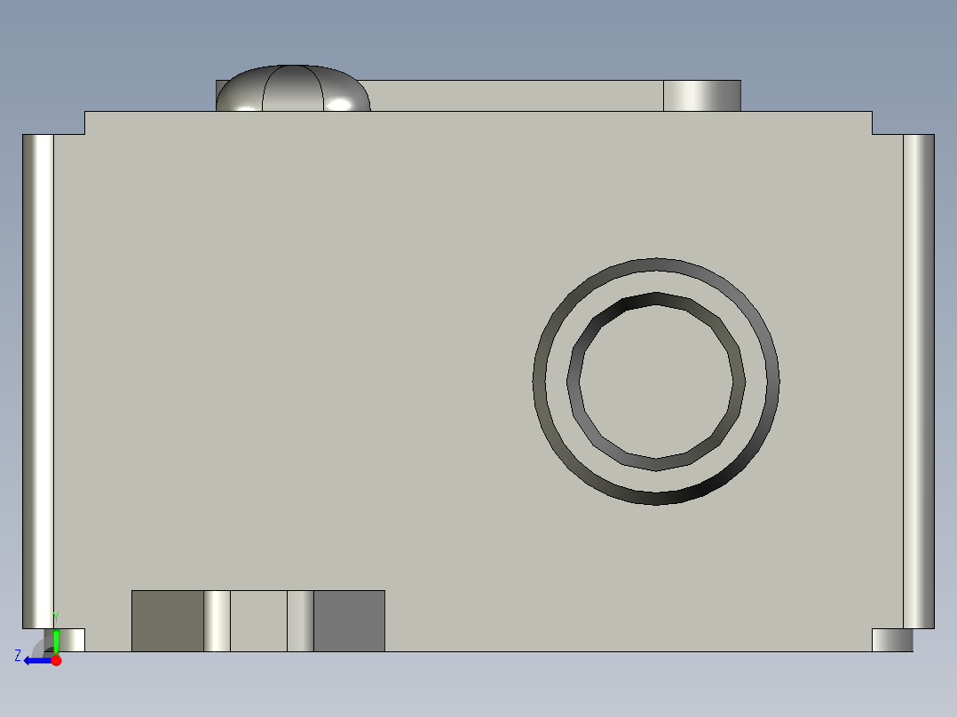 后端后插座右视图