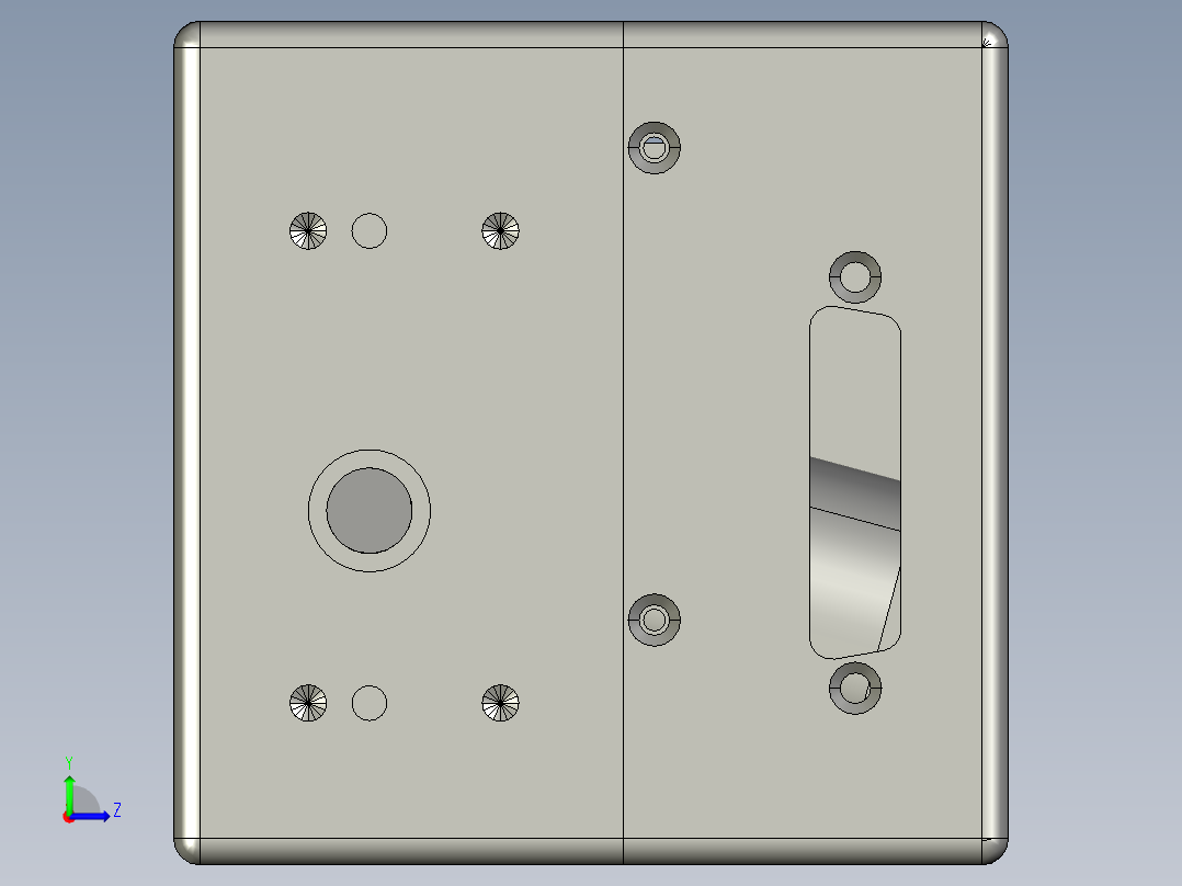 SCANLAB扫描头左视图