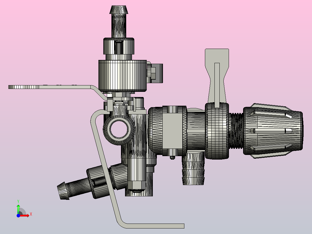 调压阀减压阀前视图