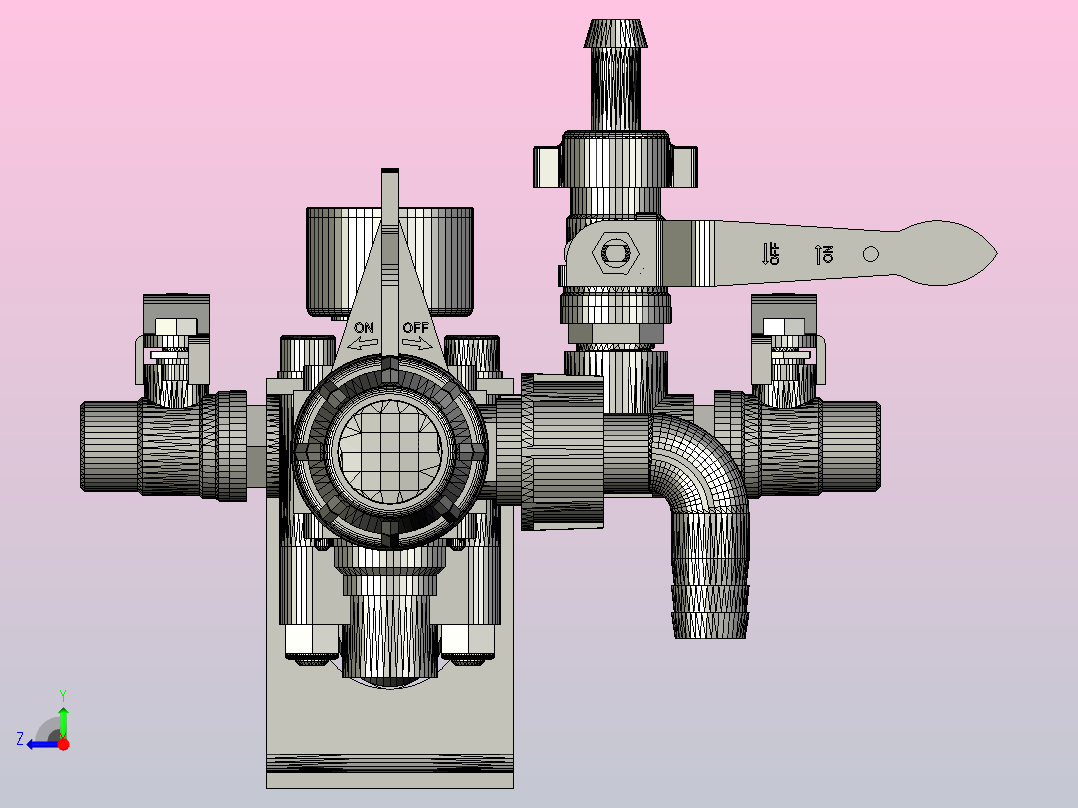 调压阀减压阀右视图