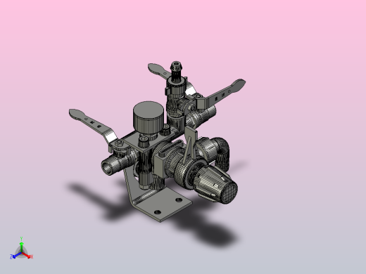 调压阀减压阀正等轴测缩略图