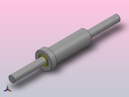 紧凑型微型滚珠衬套导向轴组件_LCSS-3-50-20-20-A正等轴测缩略图