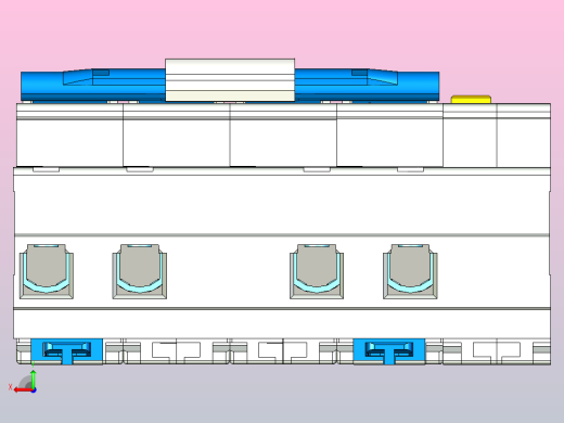 DZ158LE-125 4P剩余电流动作断路器三维模型202307后视缩略图