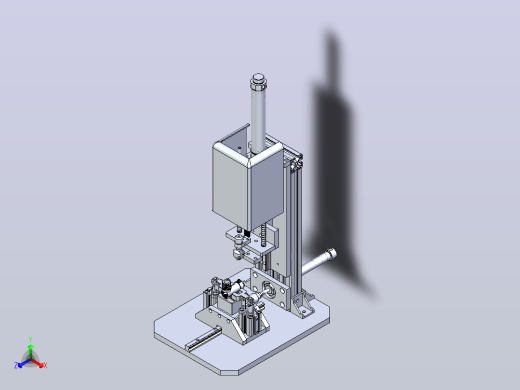 阀体组装机3D设计模型正等轴测缩略图