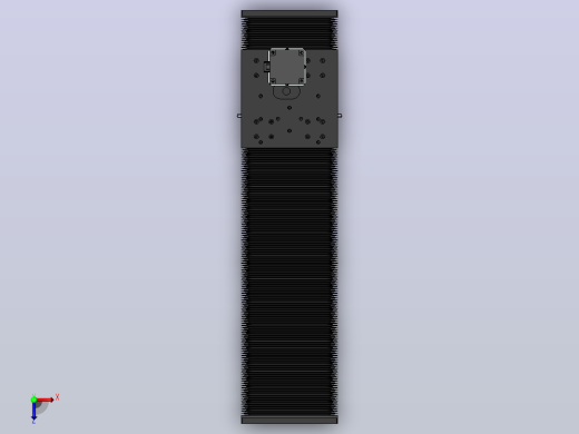 DMG135-TCR齿轮齿条模组直线滑台（电机直连）[DMG135-L11S500-DT400-C2U-TCR-P7]俯视缩略图