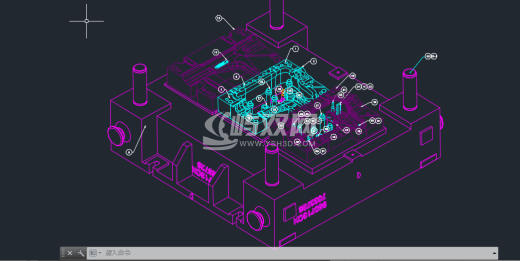 宝马隔热板的工法及模具图缩略图
