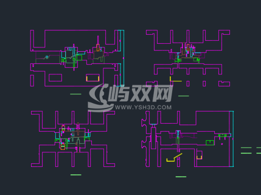 宝马隔热板的工法及模具图缩略图