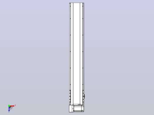 皮带直线轴半封闭可选导轨TPA-HNB-175D-140-L950-LU-C-P75-N3俯视缩略图