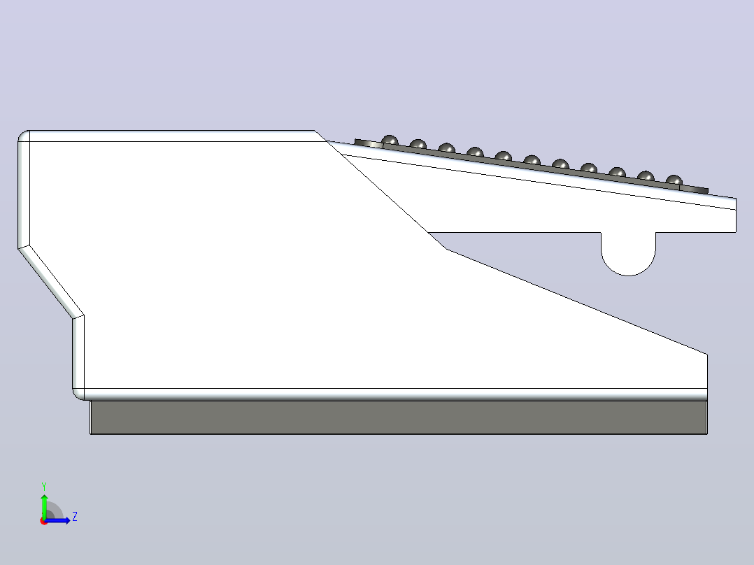 FV320脚踏阀[FV320]左视图